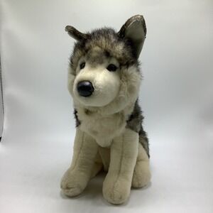 Atka 11" Timber Wolf Douglas Cuddle Toy Plush Stuffed Animal Gray 1833 Husky